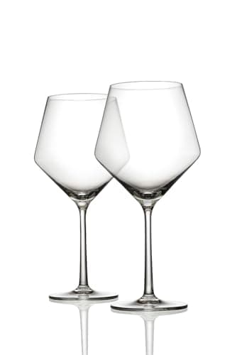 Image of Schott Zwiesel Pure Glassware - Red Wine Glasses - Large Burgundy - Set of 2-692ml