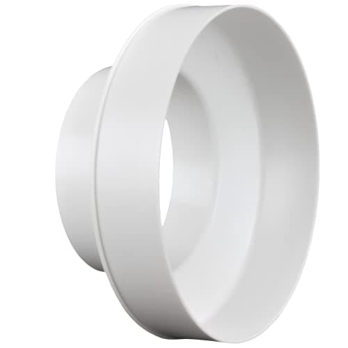 Image of Fantronix 150mm to 100mm Round Ducting Reducer – Vent Pipe Adapter for Extractor Fans, Cooker Hoods, Tumble Dryers & HVAC Ducting