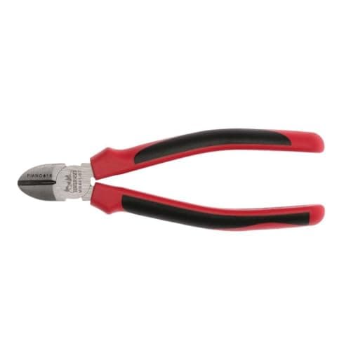 Image of Teng Tools 6 Inch Precision High Carbon Steel Side Cutting Pliers with TPR Grip Handles - MB441-6T, Silver