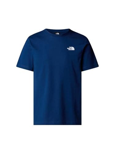 Image of The North Face Men's S/S Box NSE T-Shirt, Estate Blue/TNF White, M
