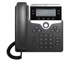 Image of Cisco CP-7821-3PCC-K9= - IP Phone 7821 with Multiplatform Phone firmware