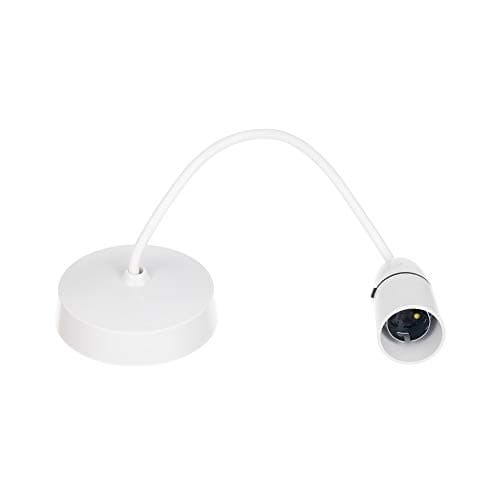 Image of Invero 6" Inch Ceiling Pendant with Lamp Light Bulb Holder for BC Lamps (Bayonet) - White