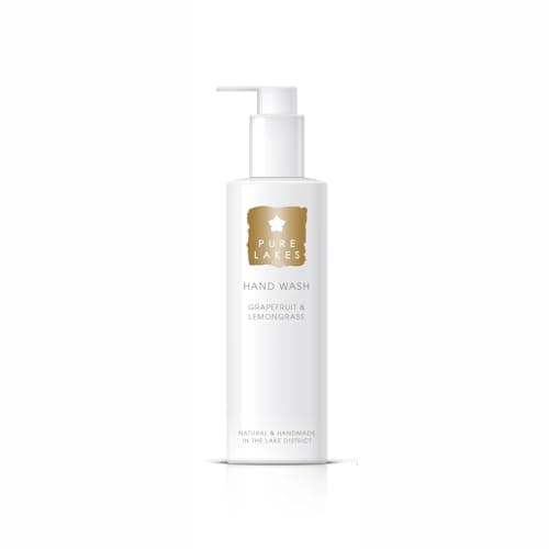 Image of Pure Lakes Grapefruit & Lemongrass Hand Wash - Pump | Organic Hand Wash with Grapefruit & Lemongrass Essential Oils | Vegan Hand Wash Made with Organic Ingredients | 250ml