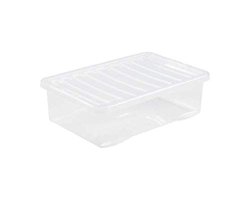 Image of Wham 2 x Crystal Box and Lid 32 Liter, Clear