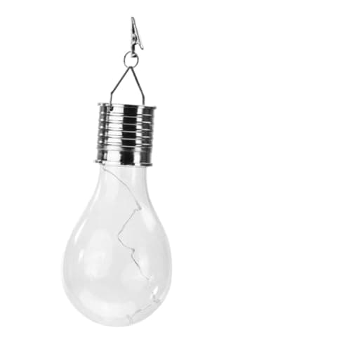 Image of MOTHNUR Solar Light Bulb Solar Lightbulb Outdoor Hanging Lights Accessory Transparent Bulb