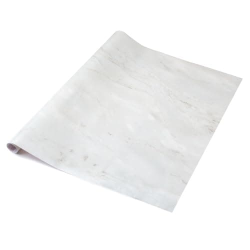 Image of Create Your World 67.5cm x 5m d-c-fix MARBLE ROMEO MATT WHITE sticky back plastic vinyl wrap film (200-8295)