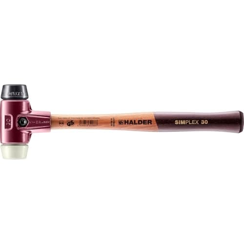 Image of Halder 3028030 30 mm EH Rubber/Nylon 3028 "Simlpex Soft-Face Mallet - Multi-Colour