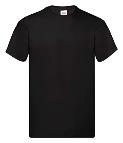 Image of Fruit of the Loom Kids Original T Shirt - 21 Colours / Age 3-15 Years - Black, 7-8 Years