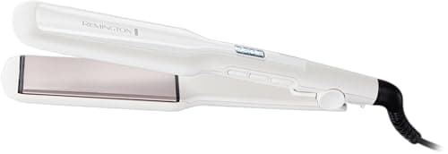 Image of Remington Hair Straightener Pro Ceramic (Extra Wide Plates, 45mm Floating Plates for Thick, Frizzy, Curly and Very Long Hair, Digital Display, 15 Second Heat up, 9 Settings from 150-230°C) S5527