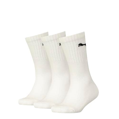 Image of Puma Unisex Kids Crew Socken, White, 38 UK