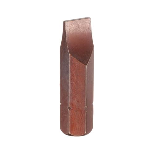 Image of sourcing map SL8 Slotted Screwdriver Bit 5/16" Hex Shank 32mm/1.26" Length Magnetic Flat Head Hex Bits S2 Steel Screw Driver Bit for Impact Electric Screw Driver Power Tools, Red