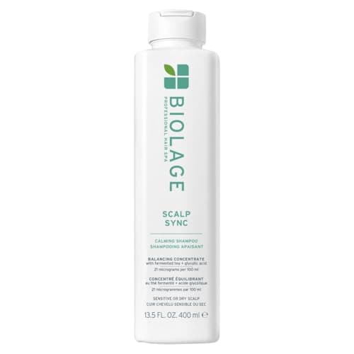 Image of Biolage Scalp Sync Calming Shampoo, Balances Scalp's Moisture, Enriched With Glycolic Acid, For Dry or Sensitive Scalps, 400ml