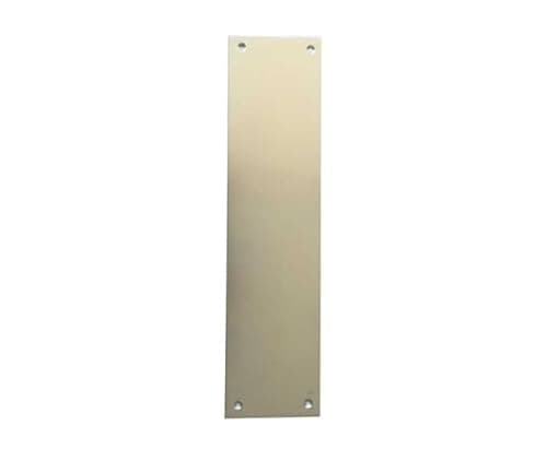 Image of Kooples Hardware Plain Finger Plate – Door Surface Protection for Internal & Commercial Use (Satin Anodised Aluminium, 305x75mm)
