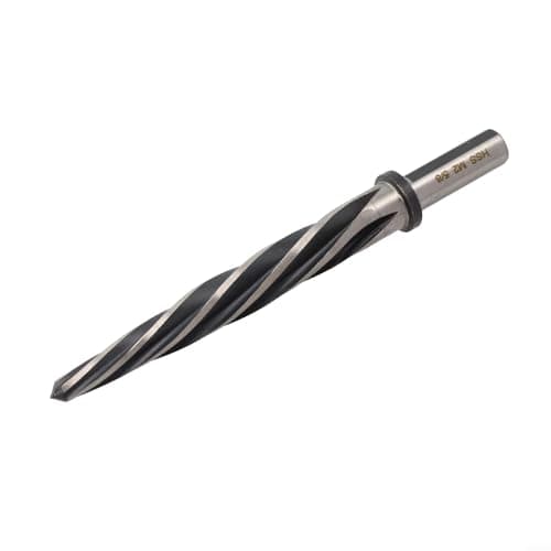 Image of 58 Inch Bridge Reamer with 12 Inch Shank, Tapered Spiral Fluted Drill Bit Suitable for Aluminum, Brass, Bronze, Cast Iron, Copper, Steel, and Plastic