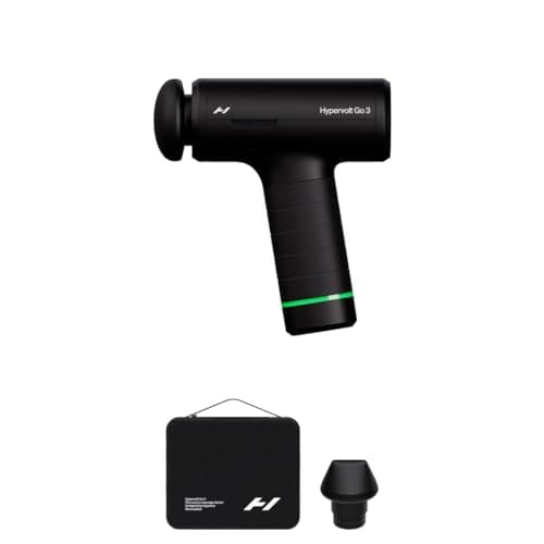 Image of Hyperice Hypervolt Go 3 – Compact Handheld Percussion Massage Gun with QuietGlide Technology | 3 Speeds, Portable Lightweight Design | Helps Relieve Muscle Soreness and Improve Recovery