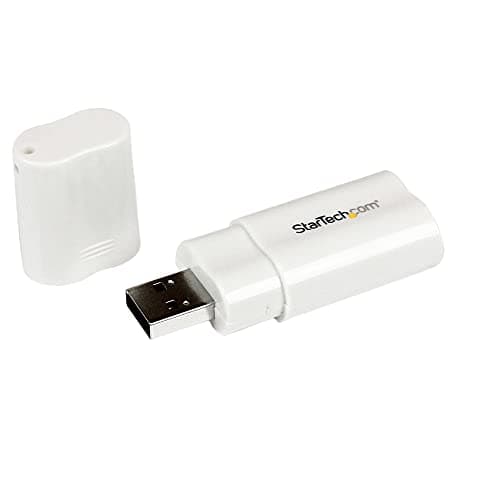 Image of StarTech.com USB to Stereo Audio Adapter Converter - USB stereo Adapter - USB External sound Card - Laptop sound Card (ICUSBAUDIO)