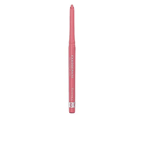 Image of Rimmel London Exaggerate Automatic Lip Liner, Professional Contouring and Plumper lips, Ideal for All Skin Types, East end Snob (Pink), 0.3 g