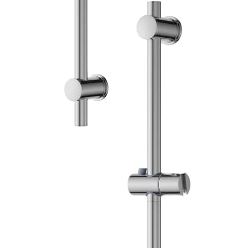 Image of MORADO Stainless Steel Shower Slider Rail,Shower Riser Rail 68cm, Shower Slider Bar with Chrome Finish,Height Adjustable, Durable Modern Bathroom Fixture