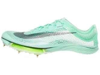 Image of Nike mens Air Zoom Victory Distance Spikes Track Field Shoes, Mint Foam/Volt/Cave Purple, 12 UK