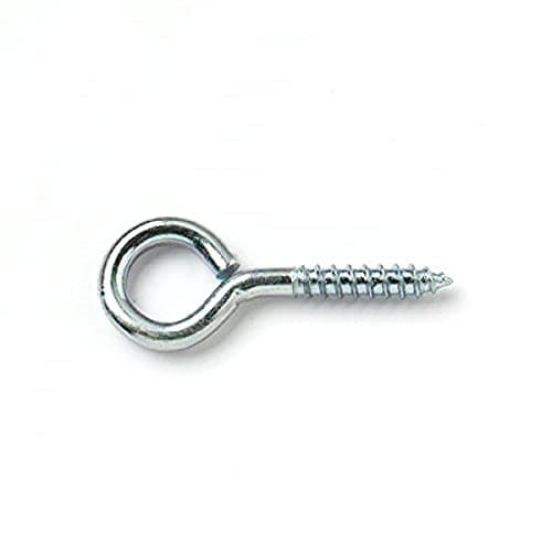 Image of Merriway® BH00103 (25 Pcs) Zinc Plated Screw-In Eye Steel, 30 mm (1.1/4 inch) - Pack of 25 Pieces