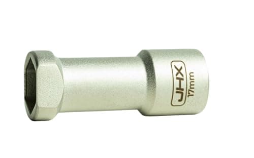 Image of 17mm m10 Impact Socket for Both 41mm & 21mm - 6-Point Metric Standard Socket unistrut Channel 1/2-inch Square Impact Drive