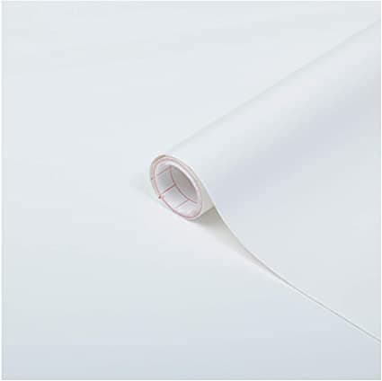 Image of d-c-fix Vinyl Warehouse 5m x 67.5cm Matt White Sticky Back Vinyl Furniture Kitchen Wrap 200-8001