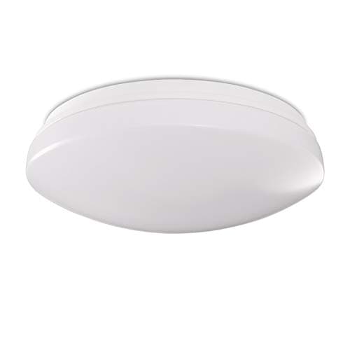 Image of Paco Home LED Lamp Ceiling Light Living Room Wall Light Bathroom White IP44 Waterproof Easy Assembly Explained in Picture, Light Bulb: 3000K Warm White 1300 Lumen, Colour: White