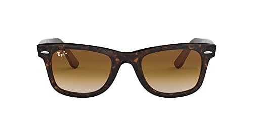 Image of Ray-Ban Men RB2140 Wayfarer Wayfarer Sunglasses, Brown