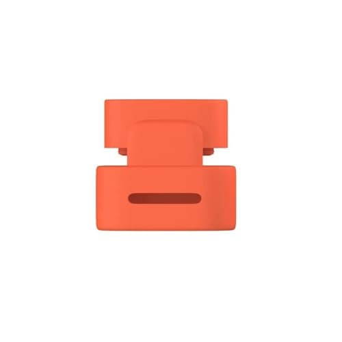 Image of Digital Pencil Nibs Tips Cover/Top Cap For Logitech Crayon,Stylus Pen Nib Protector Cover Replacement Accessories (Orange Cap)