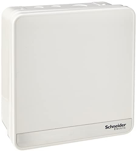 Image of Schneider Electric Easy9+ - Consumer Unit, 4 Way, No Incomers, Surface Mount Enclosure, Semi Flush Kit available, EZ9E4MCU, Metal