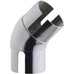 Image of Rothley Handrail 135 Degree Elbow - Chrome Finish Internal fit x 1