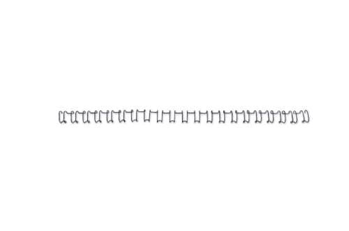 Image of GBC MultiBind Binding Wires, 6 mm, 55 Sheet Capacity, A4, Black, Pack of 100, IB165023