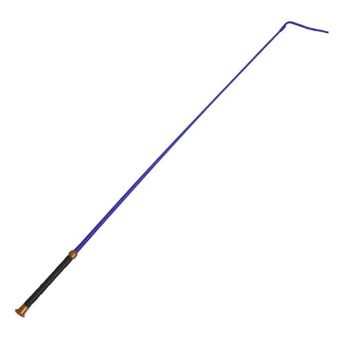 Image of KetoBarrow Equestrian Dressage Crop Soft Grip Handle Horse Rider Schooler Crop 100cm Blue