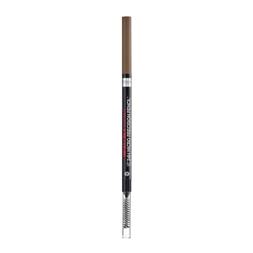 Image of L'Oreal Paris Infallible 24H Brow Pencil – Fills Sparse Brows with Micro-Precision – Ultra-Fine 1.5mm Retractable Tip & Spoolie Brush – Smudge-Proof & Long-Lasting, Shade: 3.0 Dark Brunette