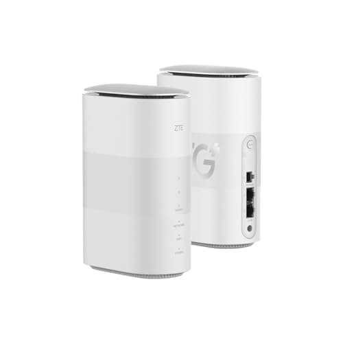 Image of ZTE 5G CPE MC888, Unlocked 5G WiFi Home Router, Fast WiFi 6, Up to 3.8Gbps, Premium Design with Low Power Consumption, UK Plug + UK Warranty (White)