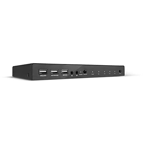 Image of Lindy 4 Port HDMI 18G, USB 2.0 & Audio KVM Switch