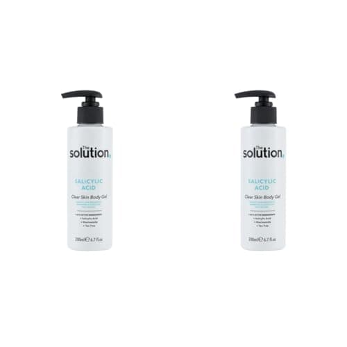 Image of The Solution Salicylic Acid, Clear Skin Body Gel, Targets Skin Breakouts, 200ml (Pack of 2)