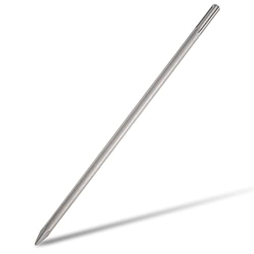 Image of Monkey King Bar Long Pointed Chisel SDS-Max Chisel 600MM,for Concrete, Concrete Building Block,Suitable for SDS Max Shank Rotary Hammer Drill,Demolition Hammer