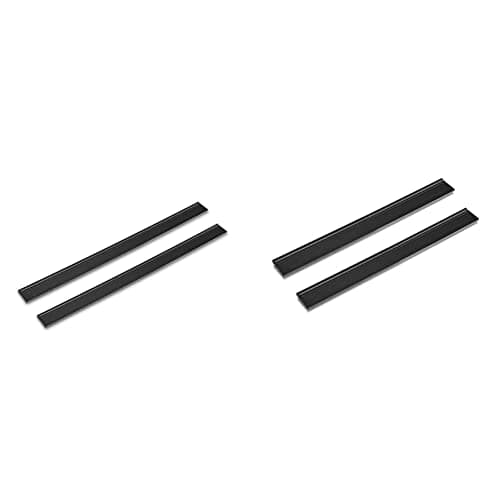 Image of Kärcher 2.633-005.0 2 x Replacement Rubber Lips for Window Vac Large Blade, 280 mm Wide & 2.633-104.0 Glass Cleaner Replacement Lips (2WV, 170mm)