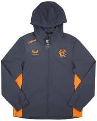 Image of Castore 2023-2024 Rangers Coaches Training Lightweight Jacket (Ebony)