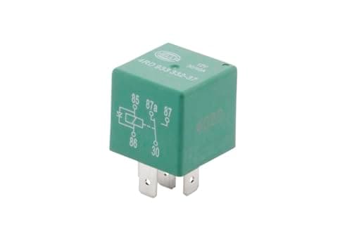Image of HELLA 4RD 933 332-371 Relay, main current - 12V - 5-pin connector - Changeover Contact - with suppression diode - Quantity: 1
