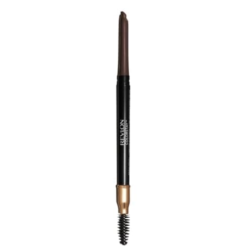 Image of Revlon Colorstay Eyebrow Pencil, Dual Ended With Spoolie Brush & Angled Tip Applicator (0.06g) Waterproof & Longwearing, Dark Brown (220) Unisex