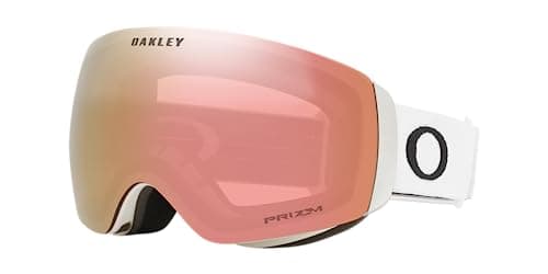 Image of Oakley Flight Deck Matte White with Prizm Rose Gold, Medium