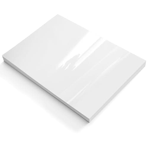 Image of Self Adhesive Laminating Sheets A4, 20PCS Self Sealing Laminator Sheets Clear Laminate Paper Sheet for Photos Card