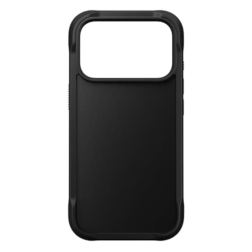 Image of NOMAD Rugged Case for iPhone 17 Pro, Polycarbonate Protective Case with TPU Bumper, Matte PET Back, MagSafe Compatible, Black