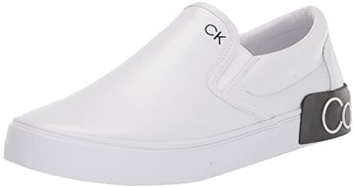 Image of Calvin Klein Men's Ryor Boots, White Tumbled Leather 143, 9 UK