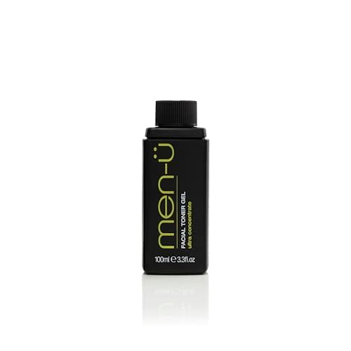 Image of men-u Salicylic Acid Cleanser & Witch Hazel Gel for Men 100ml REFILL, up to 120 apps, Men’s High-Performance, Long Lasting Oily Skin Cleanser, Ultra-Concentrate, Vegan, Anti-Shine - REFILL