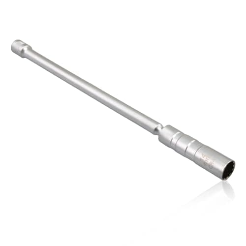 Image of Haishine 14mm Spark Plug Socket, 3/8" Magnetic Spark Plug Wrench, Twelve-Point Magnetic Spark Plug Socket, Universal Spark Plug Wrench (Long)