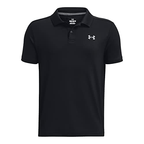 Image of Under Armour Uni-Kinder Ua Performance Polo T-Shirt, Black, Pitch Grey, L-XL