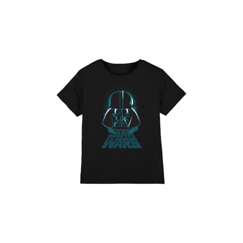 Image of Star Wars Vader Distressed Unisex Kids T Shirt, Black, 12-13 Years